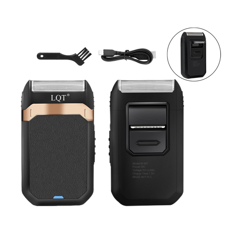 Електрическа самобръсначка с 1 режеща глава, подвижна измиваща се глава, време на работа над 60 мин, зареждане, вградена батерия 500–800 mAh