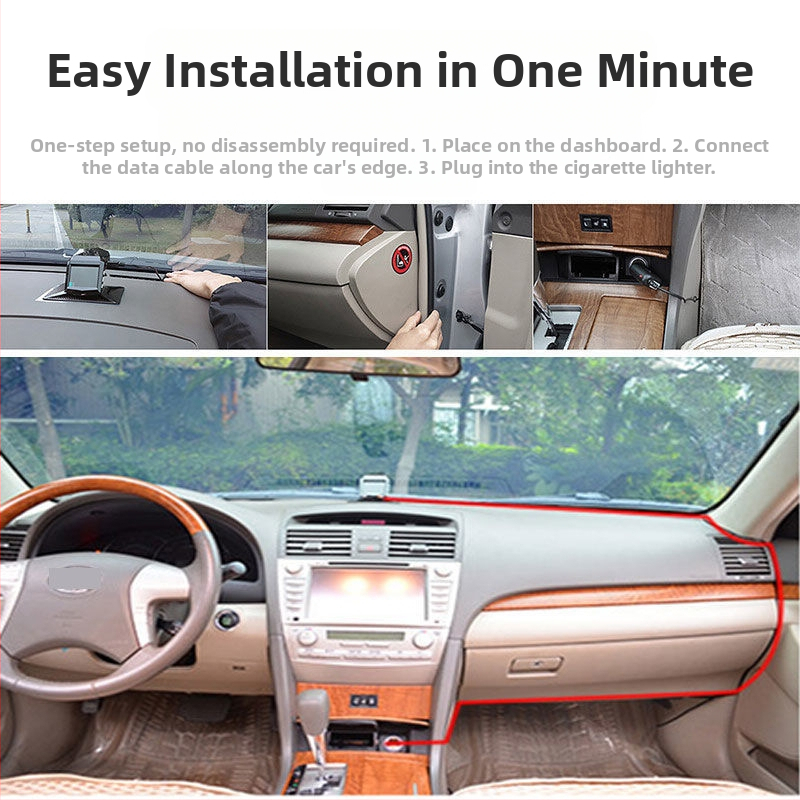 Automašīnas dash cam ar smaržu difuzoru centrālajai konsolei - 1296P, 5.0MP, 1.5GB atmiņa, vieno objektīvu, ciliskā ierakstīšana