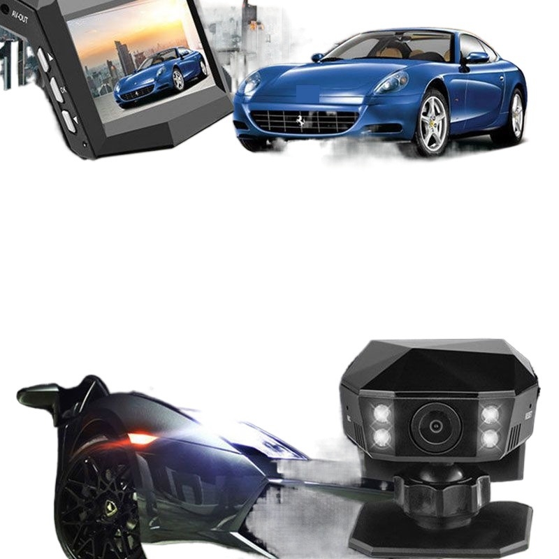 Automašīnas dash cam ar smaržu difuzoru centrālajai konsolei - 1296P, 5.0MP, 1.5GB atmiņa, vieno objektīvu, ciliskā ierakstīšana