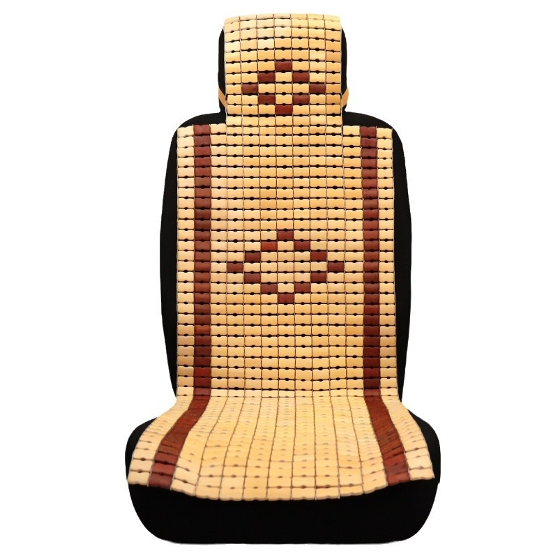 Chladić jastučić za auto, ručno pleten od bambusovih pločica, za prednja sjedala, monolitni dizajn