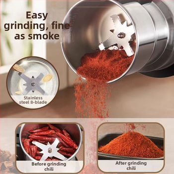 Безжичен блендер, вместимост 500 г, чаша от неръждаема стомана, мотор над 40 000 об/мин и 6+ ножове