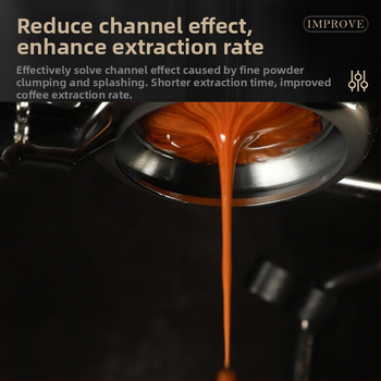 Διανομέας καφέ σκόνης με περιστροφική βελόνα για μηχανές εσπρέσο | Υλικό: κράμα αλουμινίου / ανοξείδωτος χάλυβας 304 | Στυλ: υψηλής ποιότητας, απλός σχεδιασμός
