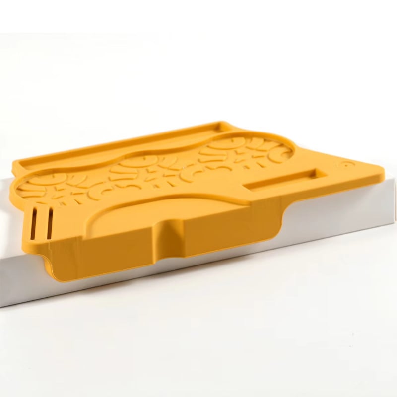 Σιλικονούχο χαλάκι πίεσης καφέ — μοντέρνο-μίνιμαλιστικό σχέδιο, κατάλληλο για μπαρ, καφέ και εστιατόριο· αντιολισθητική επιφάνεια· δυνατότητα παραμετροποίησης με εκτύπωση λογότυπου.