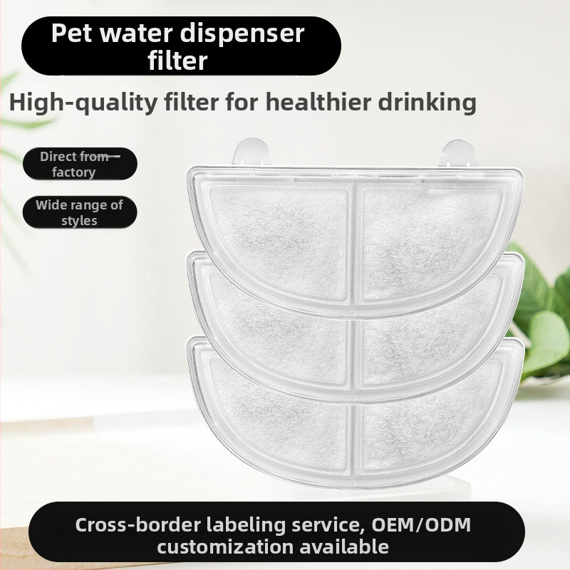 Bezvadu kaķu ūdens dozatora filtrs ar vairākiem filtriem ūdens attīrīšanai; materiāls: neaudums