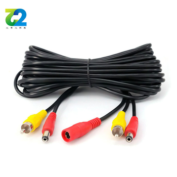 Αυτοκινήτου AV/DC καλώδιο επέκτασης ήχου με Lotus Head, 2→3, PVC περίβλημα, ROHS πιστοποιημένο