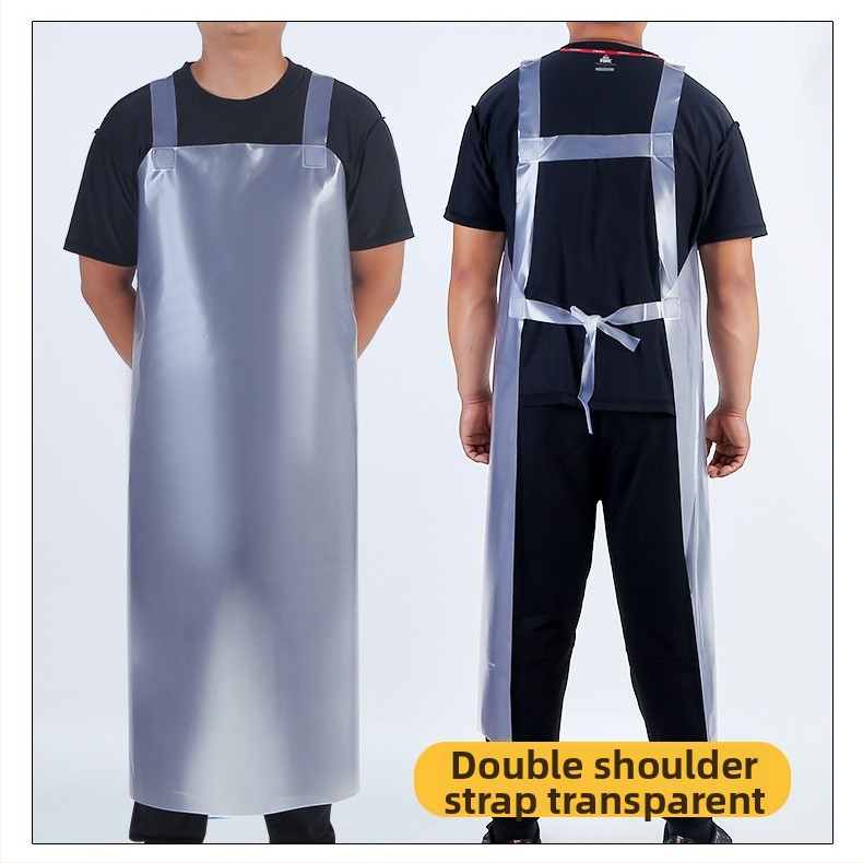 Ποδιά χωρίς μανίκια από PVC, αδιάβροχη για κουζίνα και βιομηχανία τροφίμων