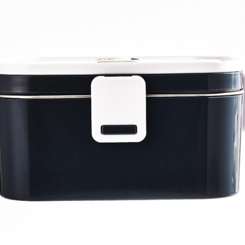 Електрическа кутия за обяд, домашна и автомобилна употреба, безводно нагряване, 1 л капацитет, 220V, 120W, вътрешен съд от неръждаема стомана