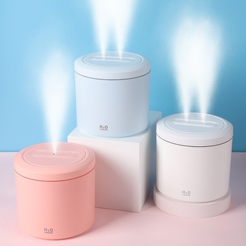 JS152L овлажнител, бюро/кола, двойно разпръскване на мъгла, резервоар 2 л, USB захранване, покритие 21–30 м², шум 36–45 dB