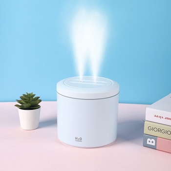 JS152L овлажнител, бюро/кола, двойно разпръскване на мъгла, резервоар 2 л, USB захранване, покритие 21–30 м², шум 36–45 dB