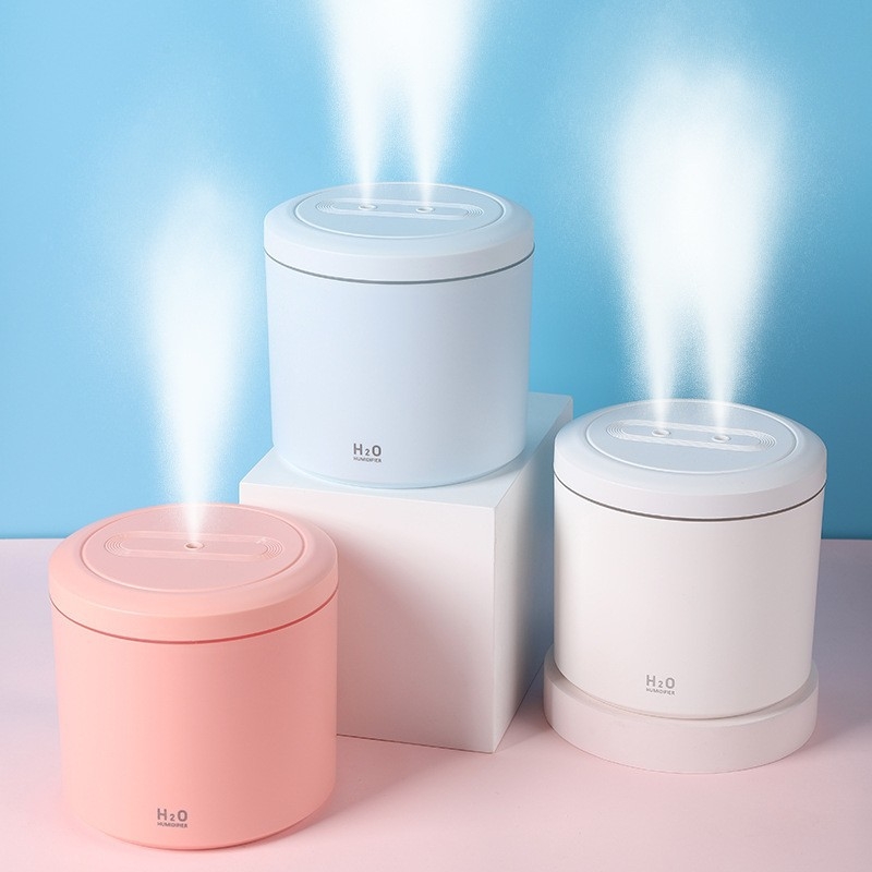 JS152L овлажнител, бюро/кола, двойно разпръскване на мъгла, резервоар 2 л, USB захранване, покритие 21–30 м², шум 36–45 dB