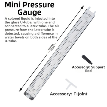 Учебни помагала: комплект за експеримент по вътрешното налягане на течности, прозрачен съд, за физика в средното училище, използване на закрито, метал-пластика