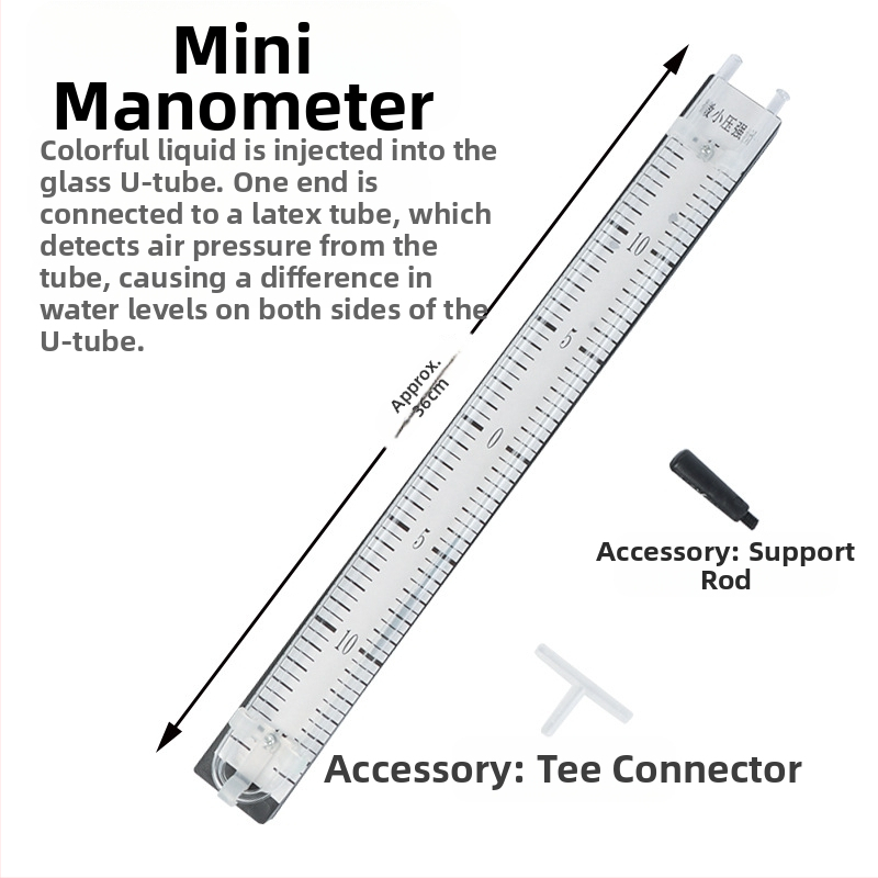 Учебни помагала: комплект за експеримент по вътрешното налягане на течности, прозрачен съд, за физика в средното училище, използване на закрито, метал-пластика