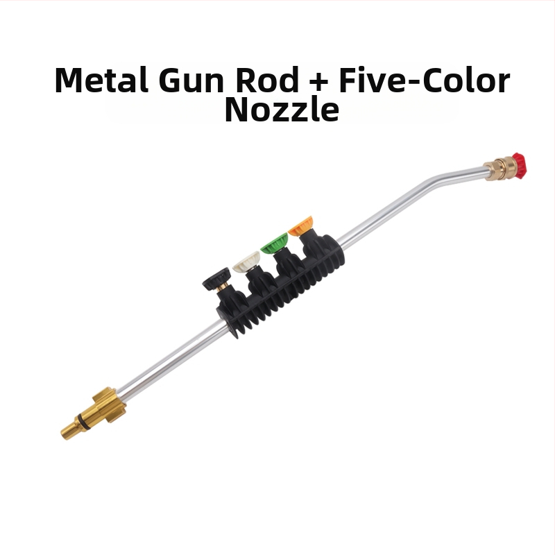 Augsta spiediena automašīnu mazgāšanas pistole, galva un rokturis no inženierplastmasām, izsmidzināšanas attālums 2 m, ūdens spiediens 160 bar / 2320 psi