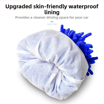 Auto mazgāšanas cimdi ar pūkstošu chenille un korāla fleece, ūdensnecaurlaidīgi, 120 g