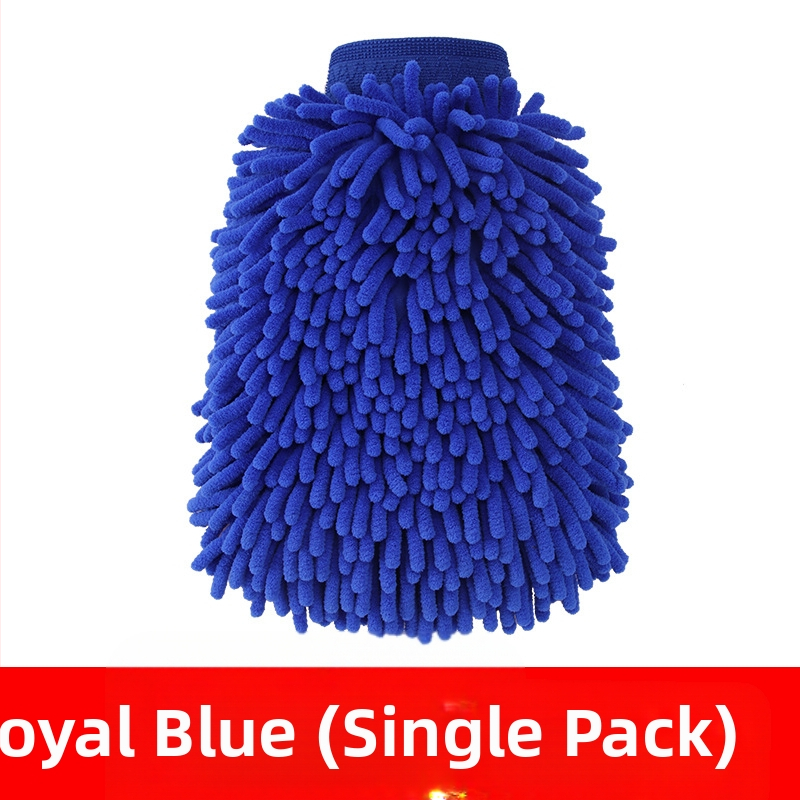 Auto mazgāšanas cimdi ar pūkstošu chenille un korāla fleece, ūdensnecaurlaidīgi, 120 g