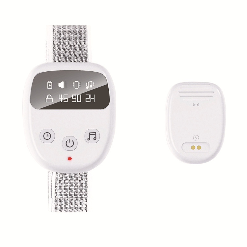 Разделен тип аларма за напикаване в леглото за деца, презареждаща се безжична, с звук и вибрация, модел JYX-735