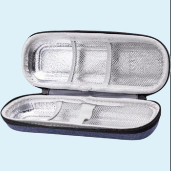 Τσάντα ιατρική EVA με σκληρό περίβλημα και φερμουάρ, αδιάβροχη για συντήρηση ινσουλίνης, αποθήκευση, μοντέλο 00165, σύνθετα υλικά, αντοχή 5 kg, φλεξογραφική εκτύπωση, συσκευασία 3C ηλεκτρονικών προϊόντων