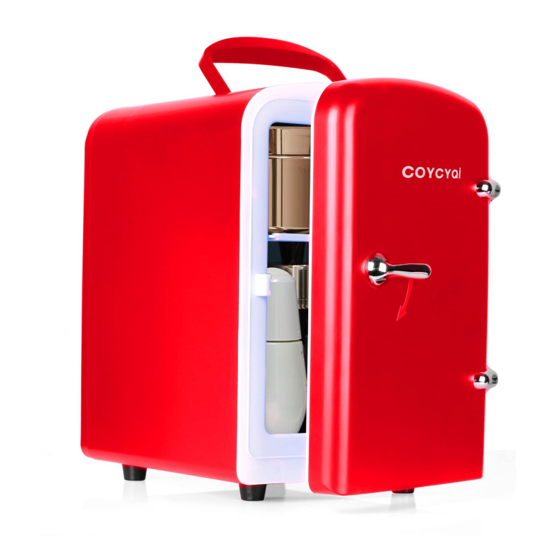 Полупроводников хладилник за автомобил и дом; обем до 5 л; мощност 40W; напрежение 100–204V; двойно приложение за кола и дом