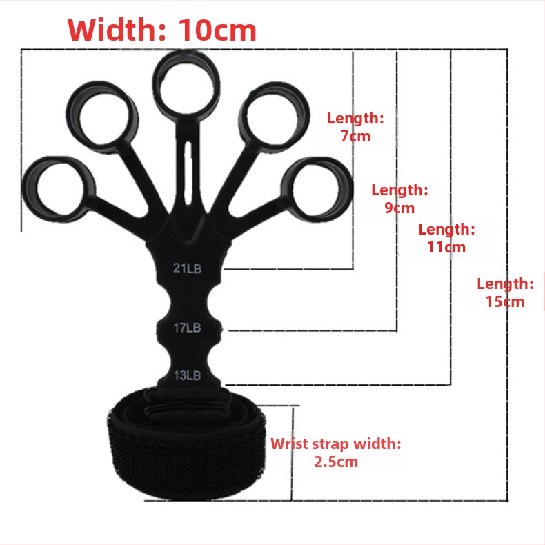Силиконов тренажор за пръсти за сила на хвата – за възрастни