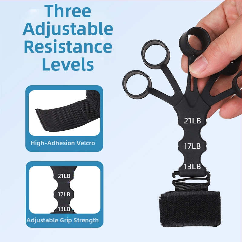 Силиконов тренажор за пръсти за сила на хвата – за възрастни