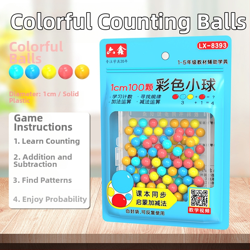 Youcai пластмасови броещи топчета за начална математика – учебни помагала за задачи по вероятности