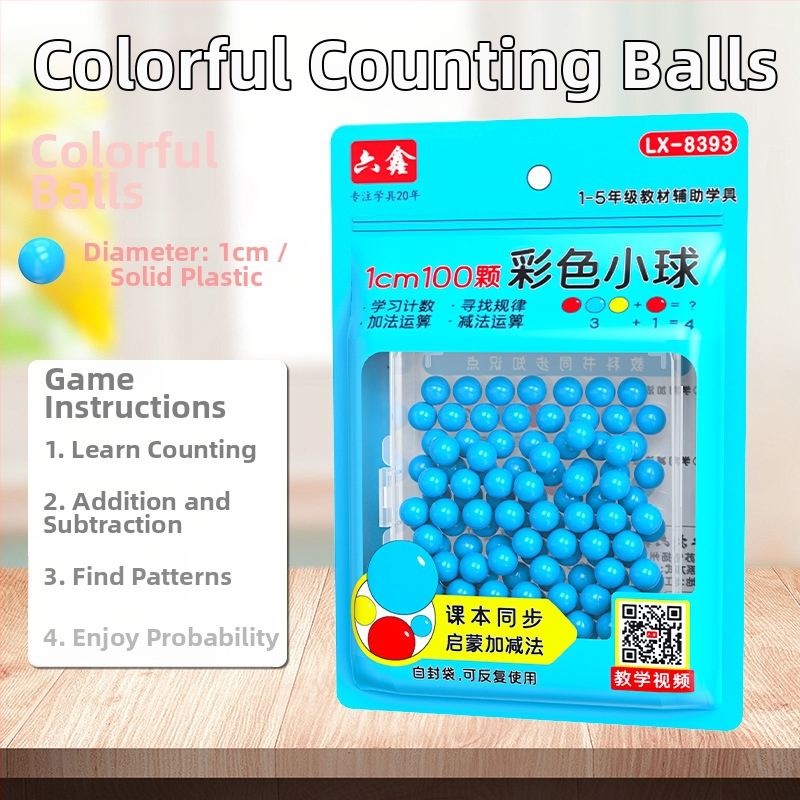 Youcai пластмасови броещи топчета за начална математика – учебни помагала за задачи по вероятности