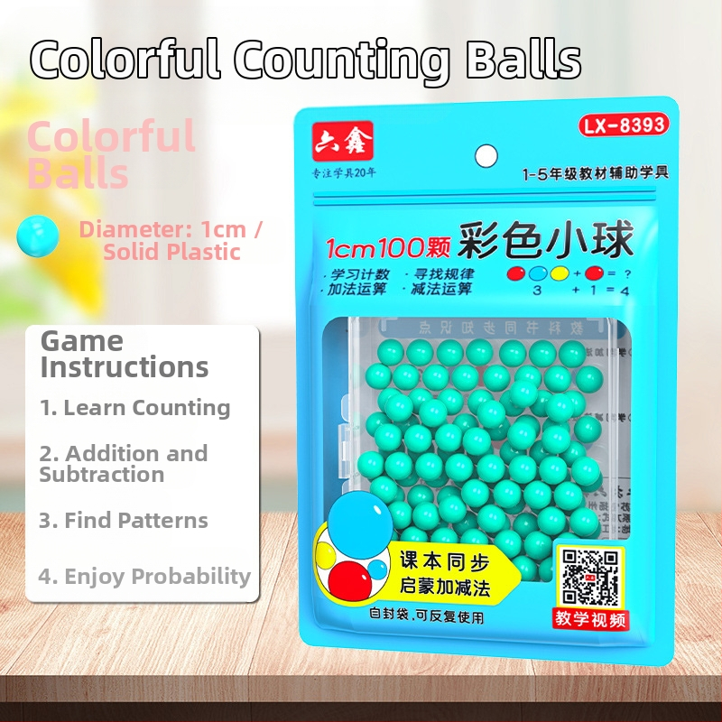 Youcai пластмасови броещи топчета за начална математика – учебни помагала за задачи по вероятности