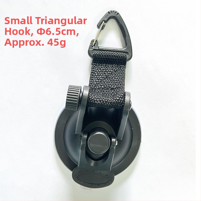 Кука с вакуум за палатка за автомобил, сърцевидна форма, ABS + нейлонова лента, носимост до 10 кг