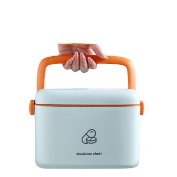 Θήκη αποθήκευσης φαρμάκων, μεγάλης χωρητικότητας, πολυεπίπεδη κατασκευή, φορητή, ABS υλικό