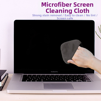 Микрофибърна кърпа за почистване – комплект от три кърпи за компютри, таблети, смартфони и централния сензорен екран на автомобил.