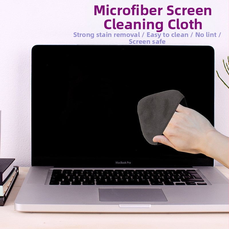 Микрофибърна кърпа за почистване – комплект от три кърпи за компютри, таблети, смартфони и централния сензорен екран на автомобил.