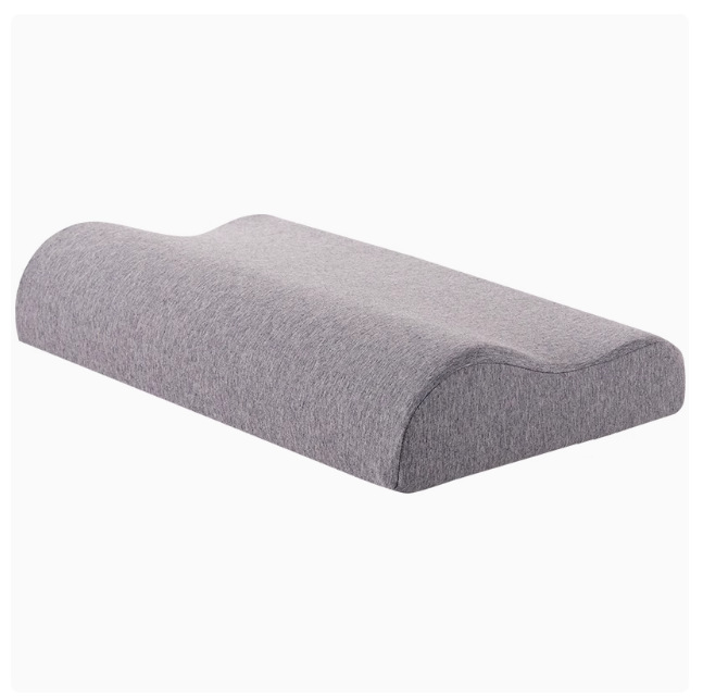 Възглавница за шията от паметна пяна, вълнообразна форма, пълнеж: 98% пяна с бавно възстановяване, ядро от химическо влакно, персонализиране налично