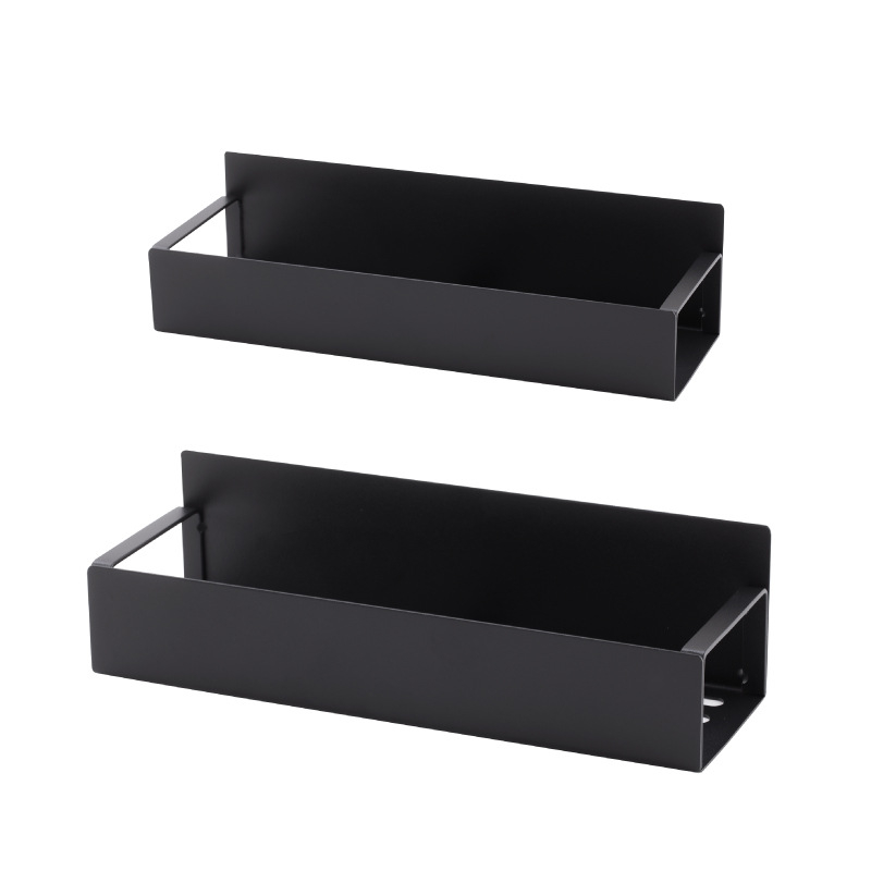 Магнитна кухненска поставка за хладилник - монтаж без инструменти, подвижна, желязна конструкция, страничен рафт за подправки, прост и модерен стил