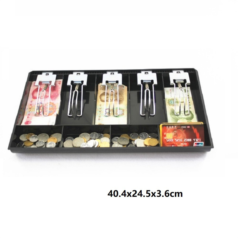 Кутия за монети с четири отделения и катарама за сортиране и съхранение