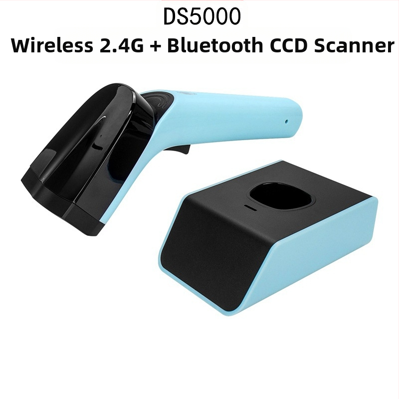 Настолен USB баркод-скенер с резолюция 640×480, скорост на сканиране 300 скана/сек, тегло 0,4 кг, гаранция 1 година