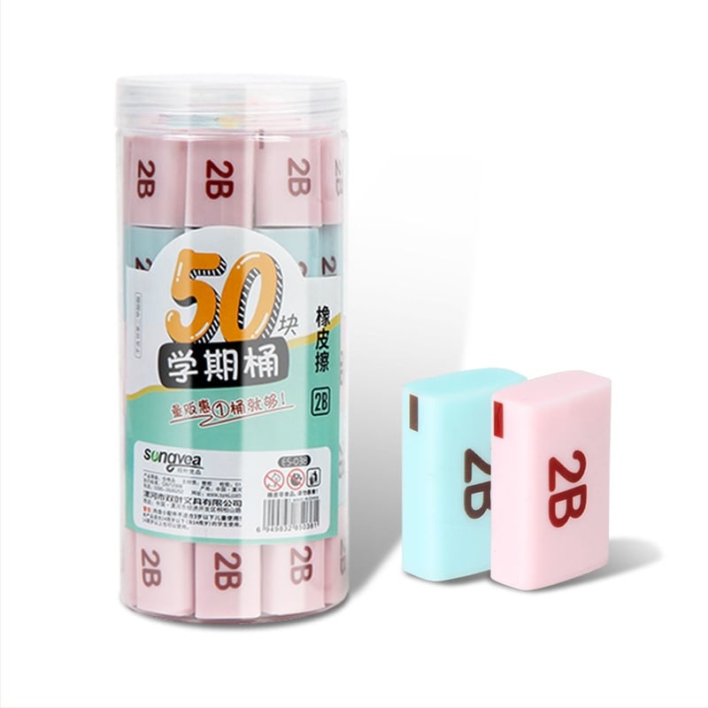 Double Leaves cilindriskā gumija, kaučuks, modelis 5-037, iepakojums 30 vai 50 gab., logotipa drukāšana pieejama