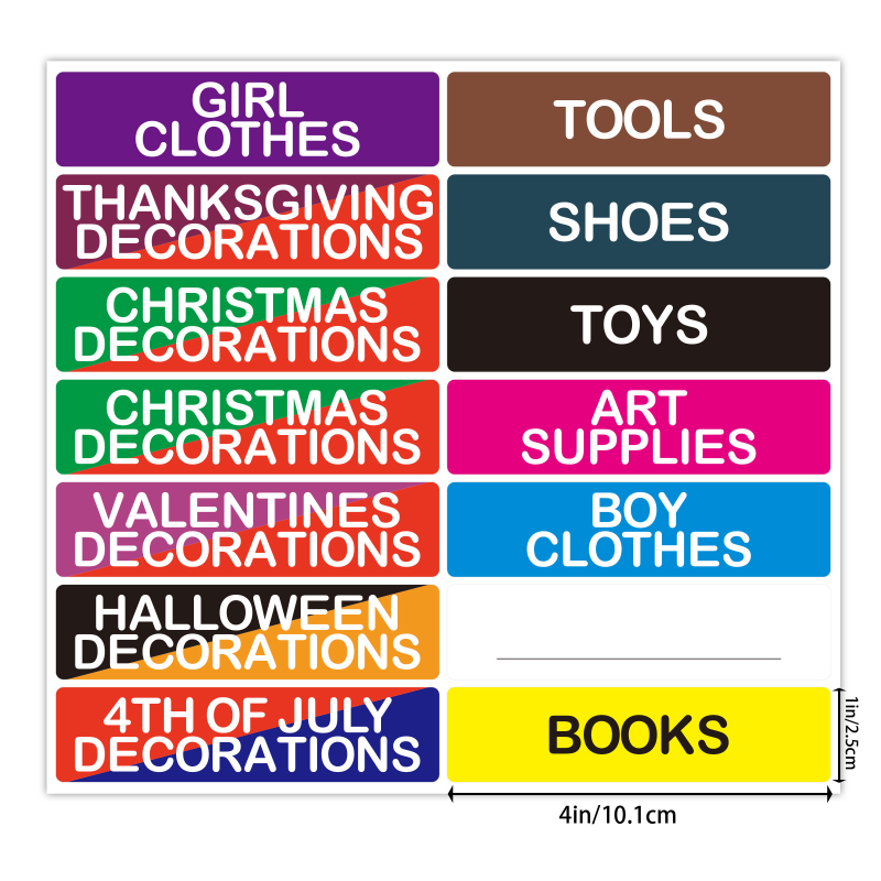 Pārvietošanas etiķetes – 14 etiķetes uz lapu, pārklāts papīrs, izturība līdz 110°C