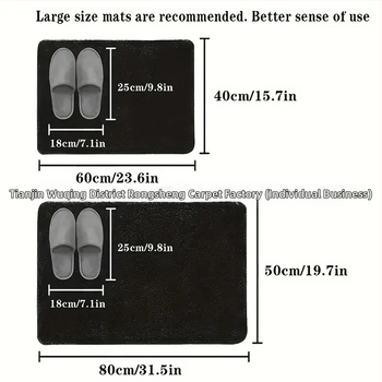 Χαλάκι μπάνιου από διατομίτης πηλό, απορροφητικό, ακανόνιστο σχήμα, μοτίβο αρκούδας σε καρτούν, πλένεται, προσαρμόσιμο