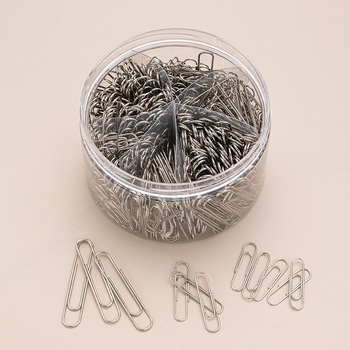 Μεταλλικοί κλιπ χαρτιού με πλαστικό επίχρισμα, κυλινδρική συσκευασία με έξι διαμερίσματα, μοντέλο 6T-1/6T-2/6T-3