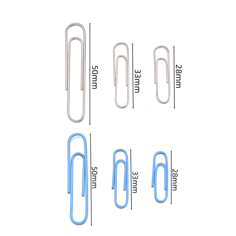 Műanyag bevonatú acél papírkapcsok, hatrekeszes hengeres csomagolás, modell 6T-1/6T-2/6T-3