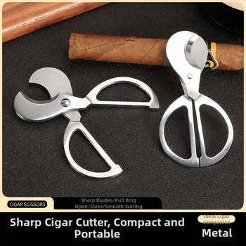 Fan Sheng nerūsējošā tērauda cigāru griezējs ar elektroplakētas virsmas, dubulti asmeņi, pielāgojams