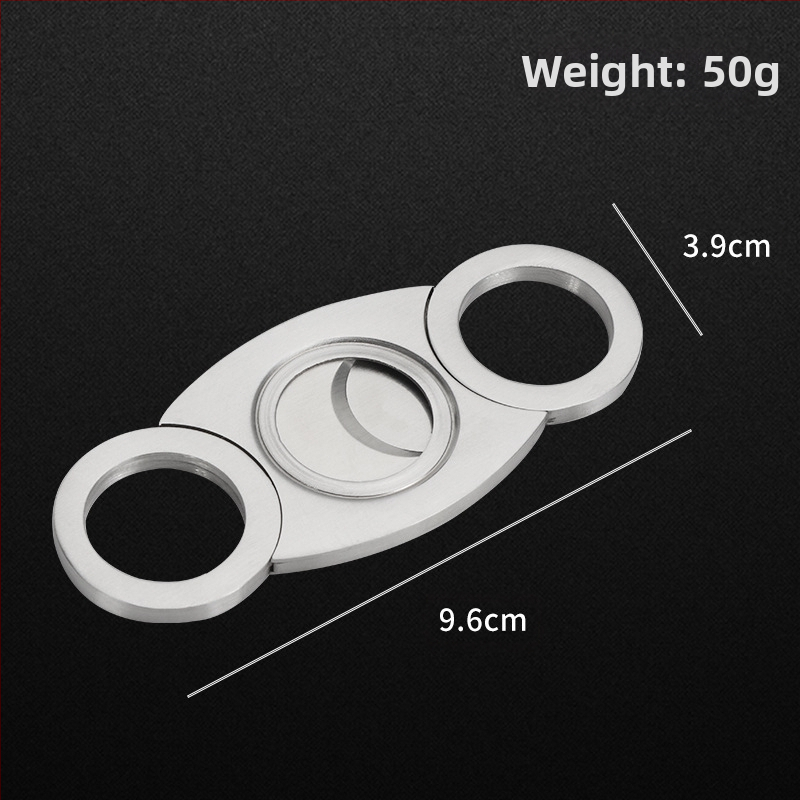 Fan Sheng nerūsējošā tērauda cigāru griezējs ar elektroplakētas virsmas, dubulti asmeņi, pielāgojams