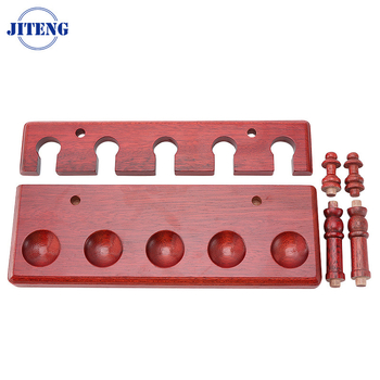 Koka daudzpozīciju vertikālais pīpes statīvs ar noņemamu mahagoni pamatni izstādīšanai