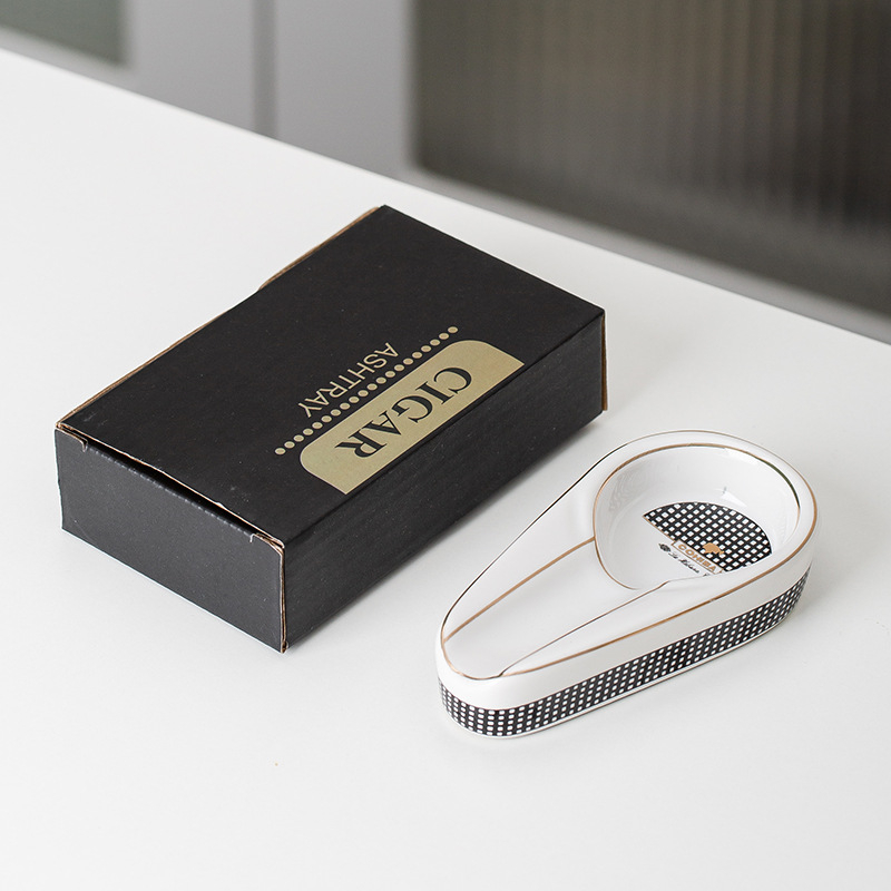 Cigarešu pelnu trauks, keramikas, tējas ceremonijas piederumi (Zīmols: Auspicious; Materiāls: keramika; Logotips drukāts: Jā; Iepakojums: papīra kārba)