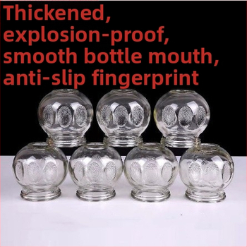 YY Стъклен комплект вакуумни чашки за домашна употреба – Инструменти за вакуумно купинг, стъкло с висока белота, произход: Сюйчжоу, Джиангсу