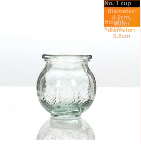 YY Стъклен комплект вакуумни чашки за домашна употреба – Инструменти за вакуумно купинг, стъкло с висока белота, произход: Сюйчжоу, Джиангсу