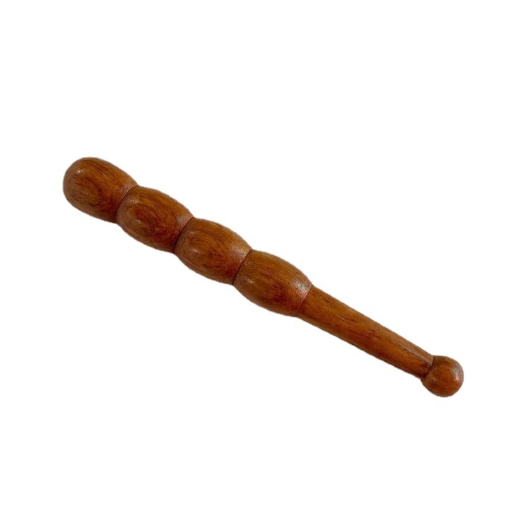 Махагонова пръчка за акупунктурен масаж – дървен масажен инструмент за дома, офиса, храма и хотела