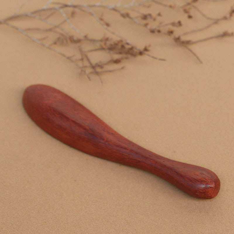 Masirač za akupunkturne točke od čvrstog drveta s meridijanskom trakom – za lice i cijelo tijelo