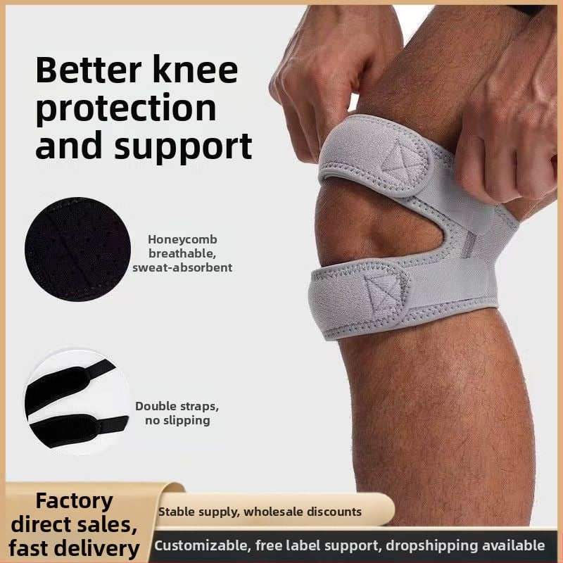Неопренова пателарна лента за коляно – дишаща, ударопоглъщаща защита за бягане и баскетбол