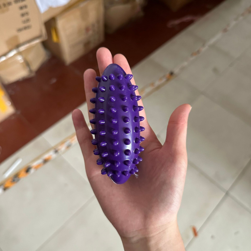 PVC масажна топка за фасциално отпускане, масаж на стъпала и мускули, не се надува